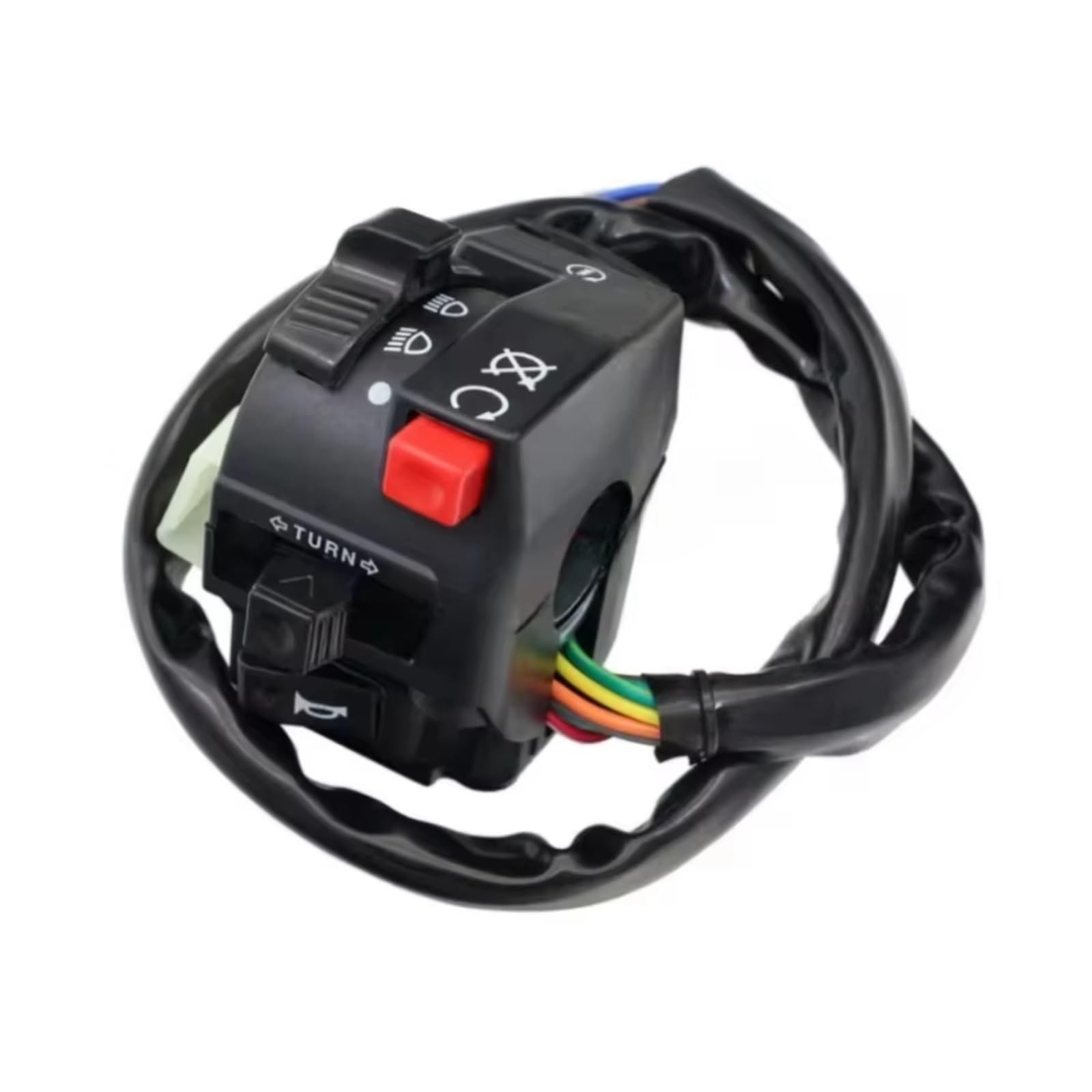 Interruptor señal moto Interruptor Para Moto Manillar Eléctrico De 7/8" 22mm Para ATV/Quad Universal,señal De Giro Izquierda Arranque De Estrangulador De Arranque