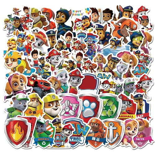 Philoctes Aufkleber Sticker Kinder 100 Stück Hunde Set Weiß Braun für Scrapbooking Lehrer Kleinkinder Geburtstag Kinder Geschenk