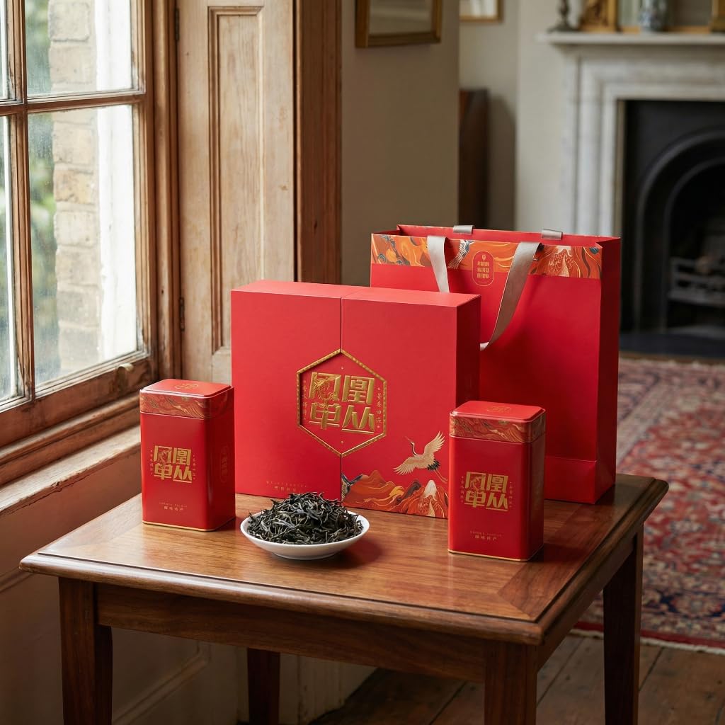 Tè Oolong Phoenix Dancong Di Alta Qualità | Confezione Regalo Di Tè Di Lusso | Morbido E Avvolgente | Tè Cinese in Foglie Sfuse (250g × 2) / 17,64oz