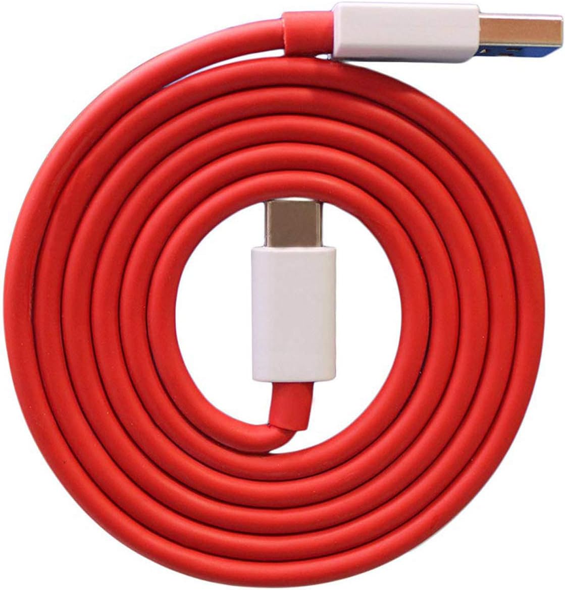 10W to 65W Type-C USB Cable for OPP-O A16 / A 16, OPP-O A17 / A 17, OPP-O A34 / A 34, OPP-O A55 / A 55, OPP-O A58 / A 58, OPP-O A76 / A 76, OPP-O A96 / A 96, OPP-O F19s USB Cable Original Like | Charger Cable | Quick Dash Warp Dart Flash Super Vooc Fast Charging Cable | Data Sync Cable | Type C to USB-A Cable (6 Amp, 1 Meter/3.2 Feet, TC7, Red)