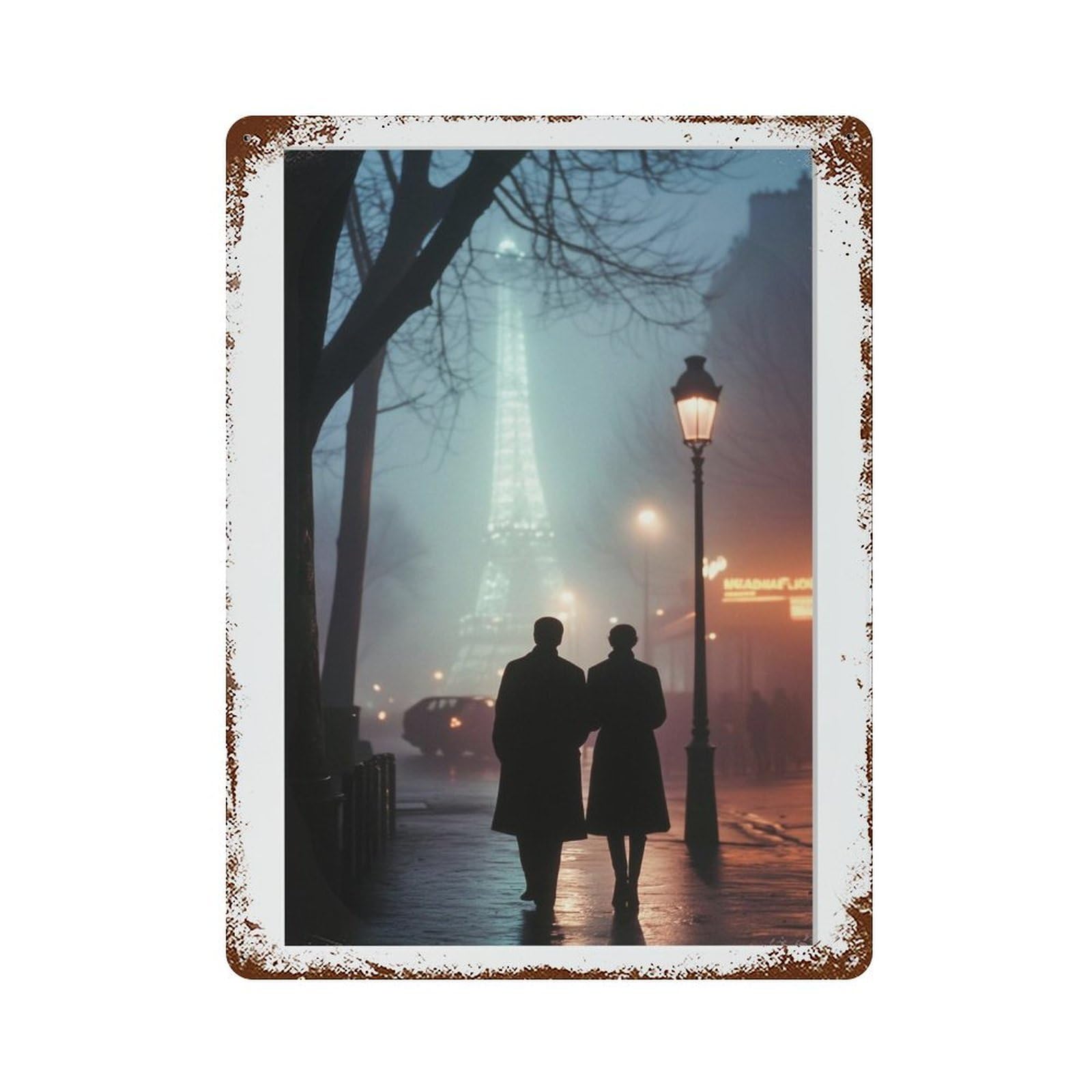 xiaoxiaoshen Paris Photography S Wall Decor Art Metal Tin Poster Modern Home Decor Art Home Bar Shop Decorations Vintage Sign 40x30cm