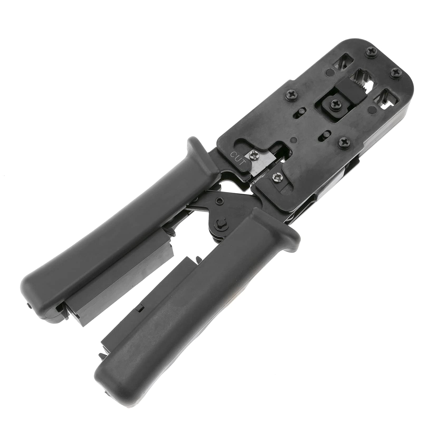 BeMatik - Pince à sertir avec câble RJ11 testeur RJ12 RJ45 RJ9
