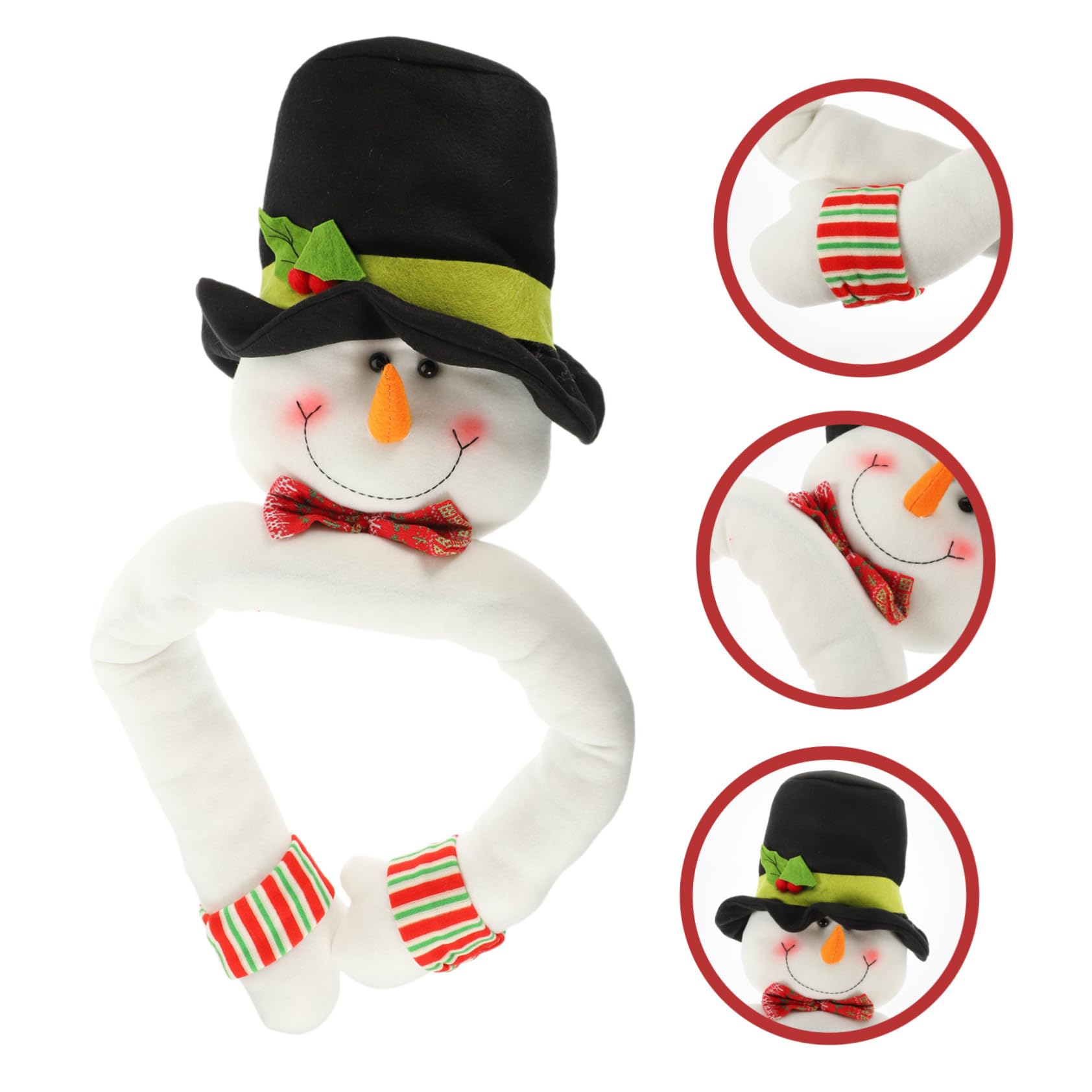 Garneck Weihnachtsbaumspitze als Cartoon-Puppe-Ornament Weihnachtsbaumschmuck und Dekoration für Weihnachtsfeiern Festlich und Elegant