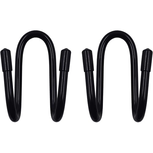 YYST Chain Link Fence Hangers for Link Fence, Chain Fence -to Hold Poles,Brushes,Leaf Rakes,etc Up to 2 Pound - No Pool Accessories (2)
