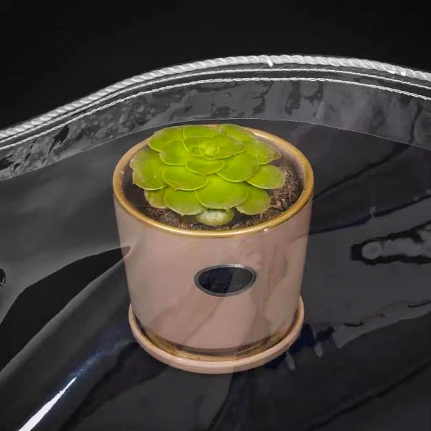 Waterproof Transparent Tarpaulin 0.35mm Outdoor Plastic Poly Tarp, Reinforced Edges, Aterproof Tarpaulin for Both Indoor and Outdoor Use(3x1m)