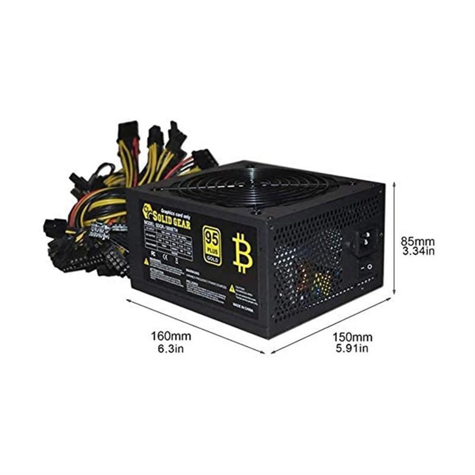 3600W ATX PSU 電源 ビットコイン マイナー PSU PC 電源 12 KKMoonマインイング向け電源