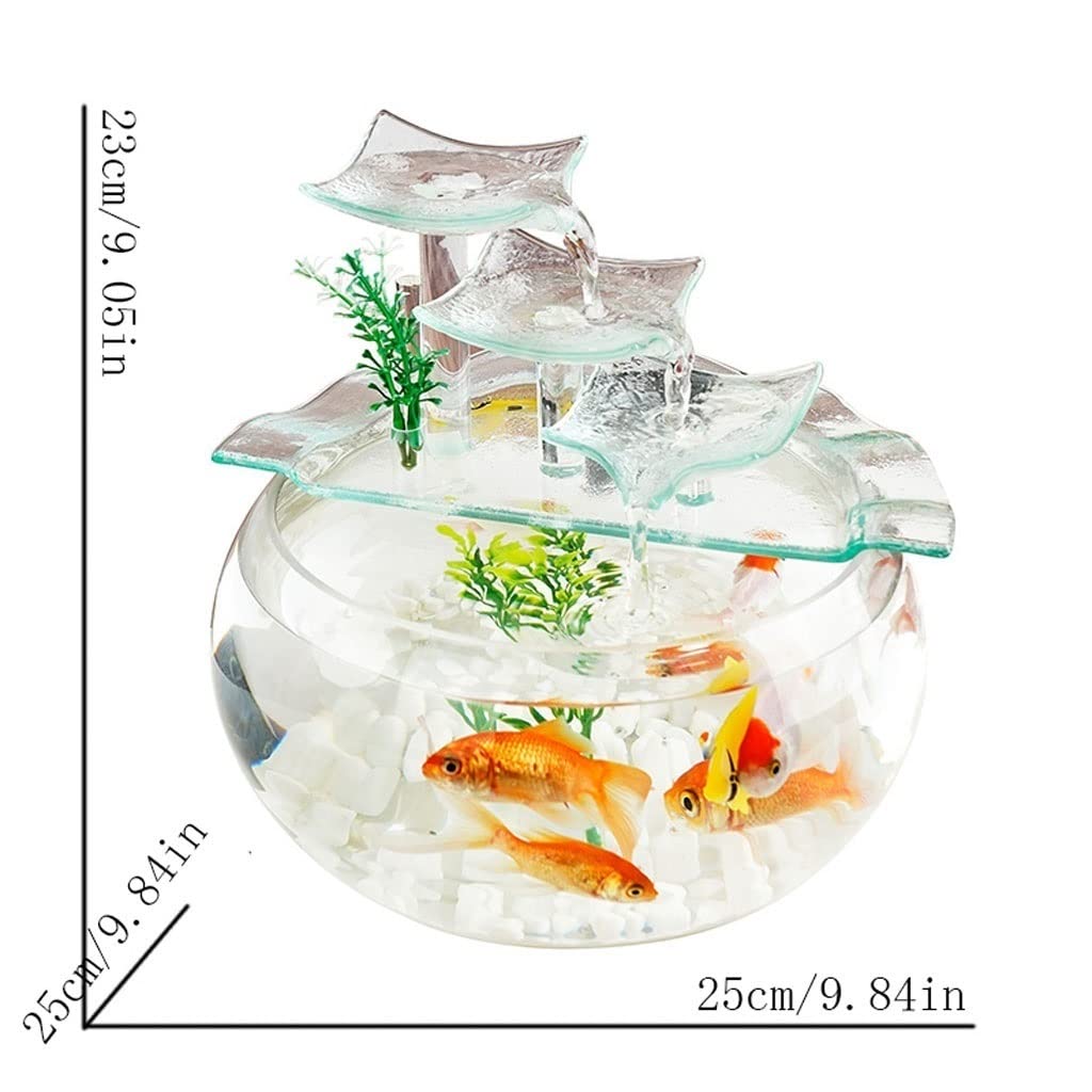 Amazon | 屋外屋内ガーデン植木鉢 金魚鉢 水槽 金魚流水