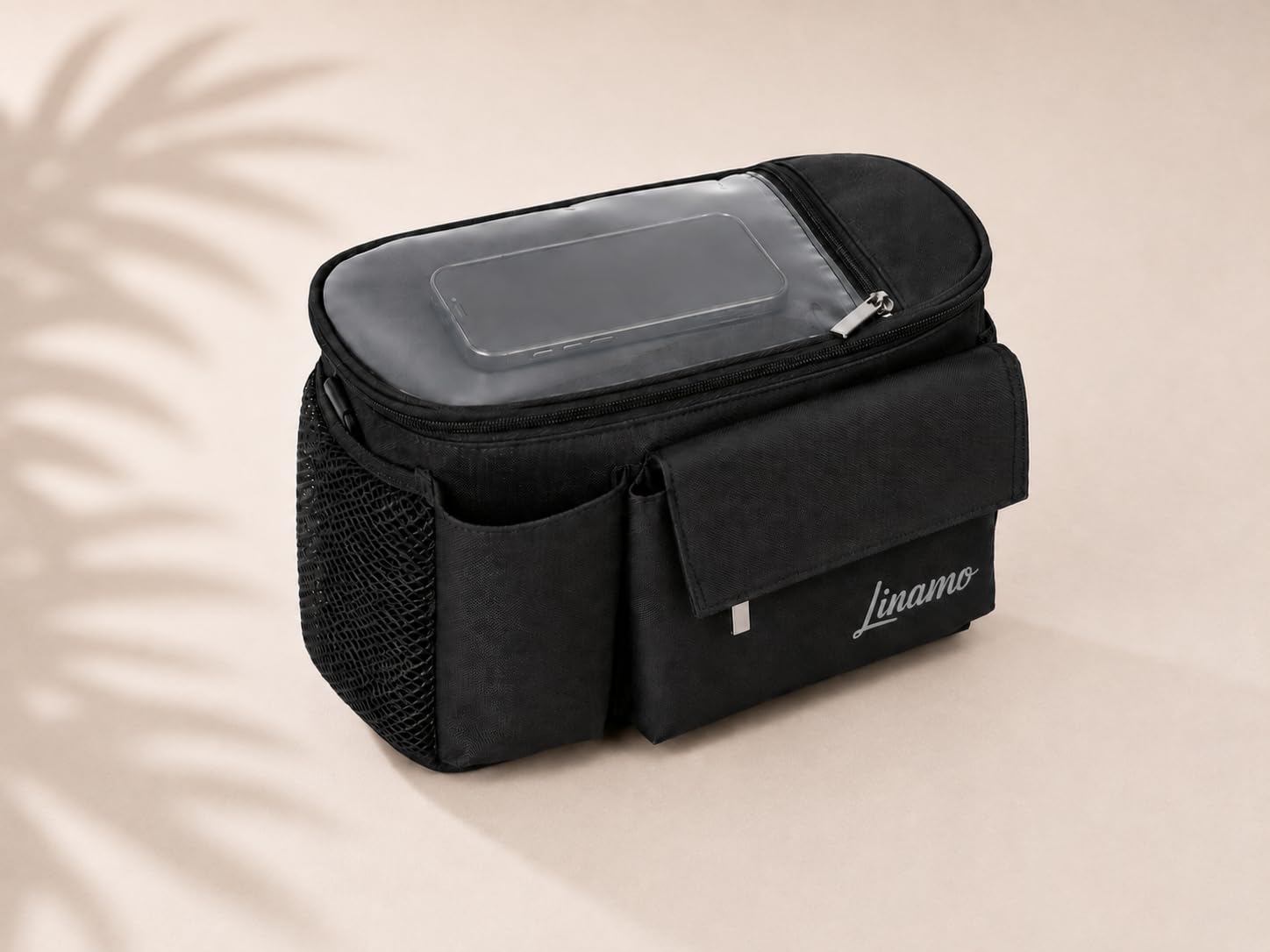 Buggy Organizer Tasche – Kinderwagen Tasche Organizer universal mit Getränkehalter, Handytasche & Schultergurt
