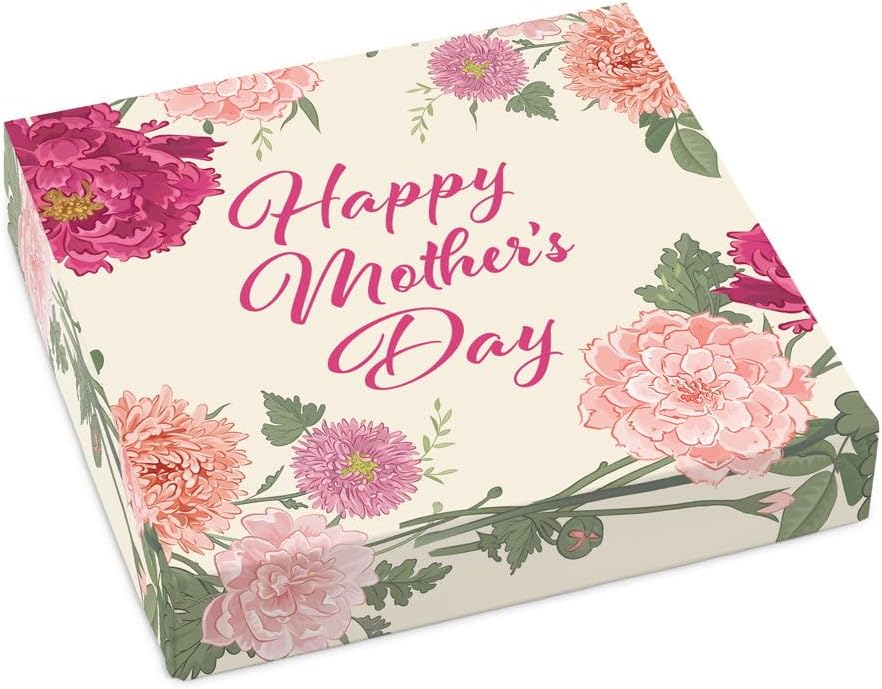 Sugar Free Happy Mother's Day Assorted Chocolate Candy Gift Box by Diabetic Candy & diabetic friendly Mothers Day Gift Birthday Gift