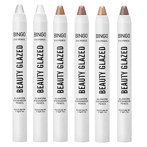 Beauty Glazed Eye Penci Set - Sombra de ojos en crema mezclable para uso múltiple como delineador de ojos, iluminador