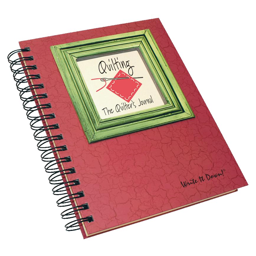 Journal du matelassage Write it Down carnet guidé rouge de 19,1 x 22,9 cm - 4