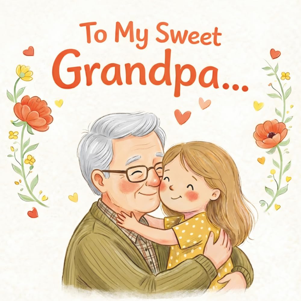 To my sweet Grandpa: To my sweet Grandpa: A Heartwarming Illustrated Book for Grandfather– A Perfect Gift from a Grandchild (GRANDDAUGHTER VERSION) (Grandparents - keepsake gift book)