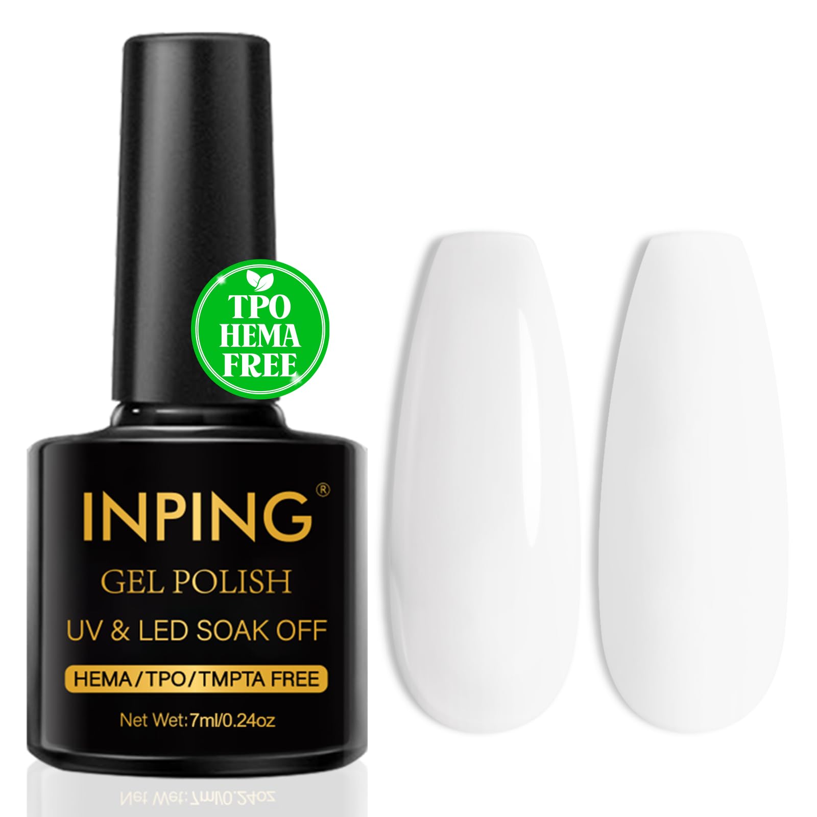 INPING Pintauñas Semipermanentes, TPO-FREE HEMA-FREE, Crystal Jelly Rose Esmaltes Semipermanentes de Uñas en Gel UV LED Gel Nail Polis Uñas Diy Manicura Nail Art Set, 7 ML — view 19