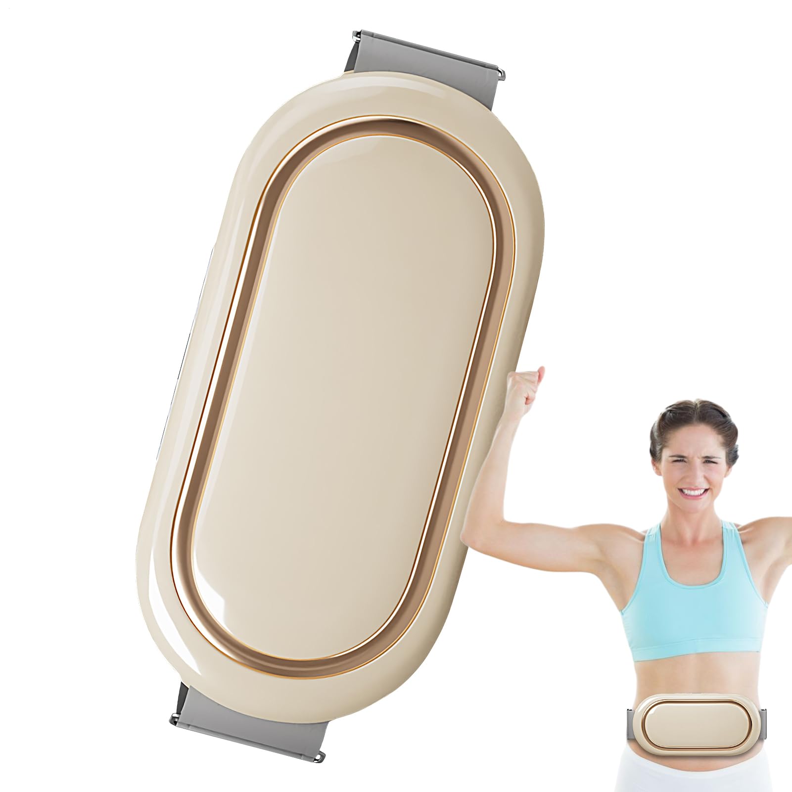 Cintura dimagrante | elettrostimolatore addominale per uso domestico - Cintura massaggiante dimagrante senza fili portatile per sviluppo muscolare, bruciatura di grasso e scultura