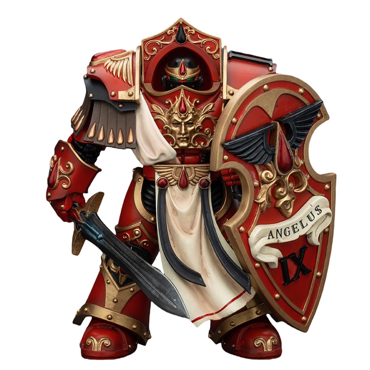 HiPlay JOYTOY Warhammer The Horus Heresy 1/18 Blood Angels Crimson Paladins Squad Crimson Paladin 3 JT00331 Action Figure