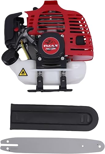 Miniatura 7 de Cortadora de setos de gasolina 4 en 1, cortador de cepillo de motosierra de hierba, 51.7cc, 2 tiempos, cortadora de setos de gasolina, motosierra a