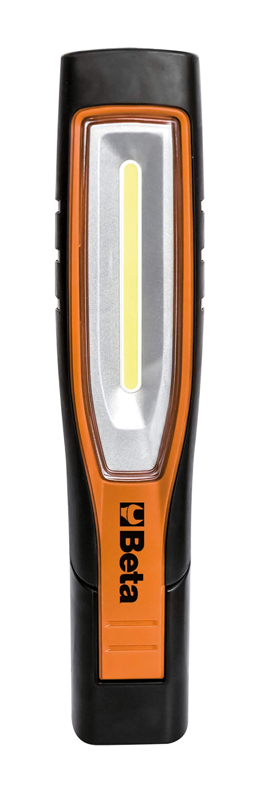 BETA 1838S ​​Lampada Snodata Ricaricabile a Led, Portatile, Professionale, per Officina con Rivestimento Antiscivolo in Gomma a Doppia Emissione di Luce, Frontale fino a 700 Lumen