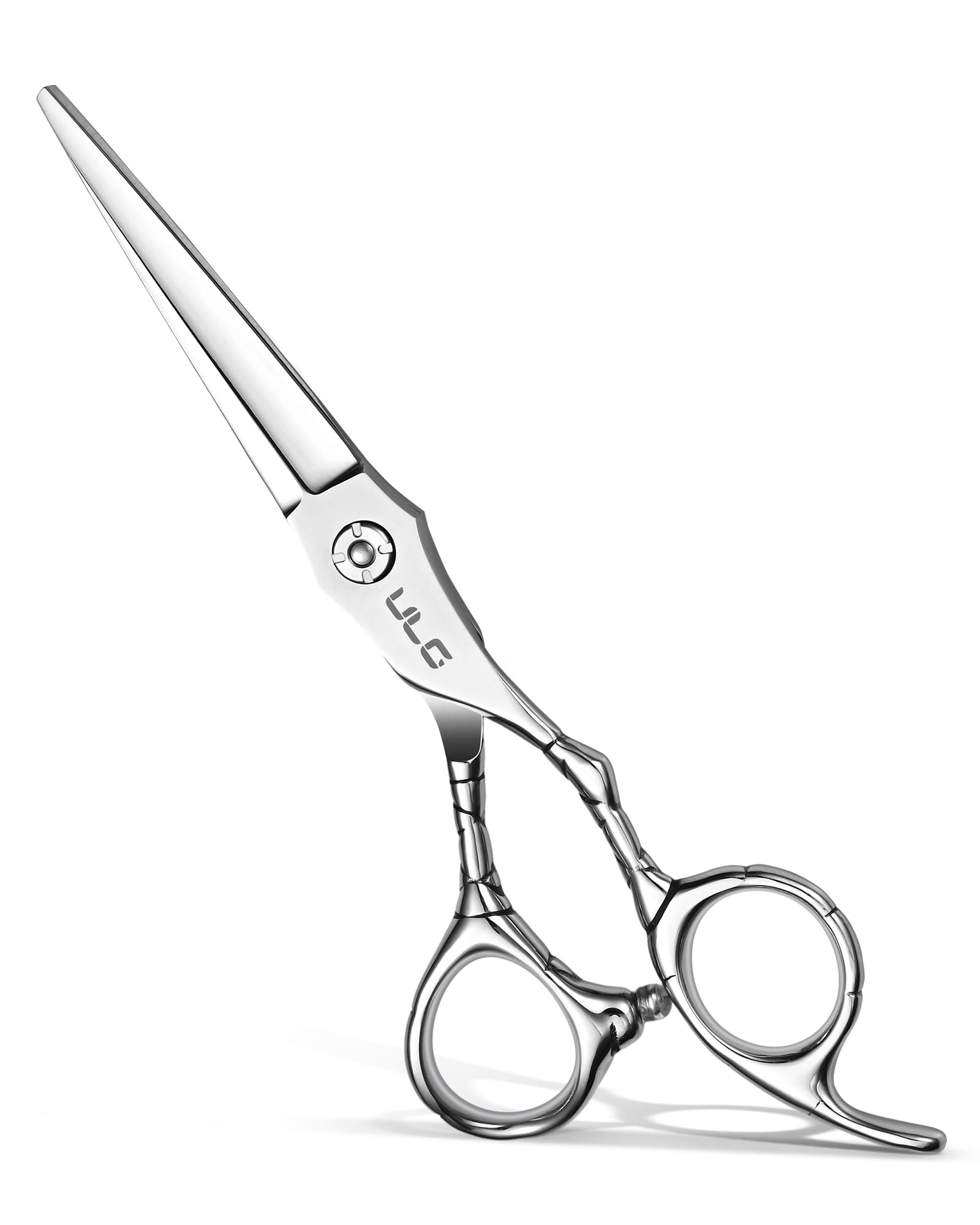 ULG Professional Hair Cutting Scissors 6.5" Japanese Stainless Steel Hand-Honed Barber Scissors for Home &amp; Salon Use, Ergonomic Textured Handle for Men &amp; Women