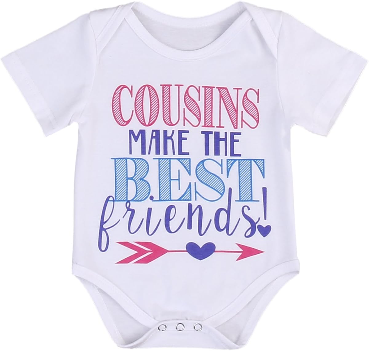 Brothers and Sisters Baby Boy Girl for Cousins Matching Outfits Kids Romper Set