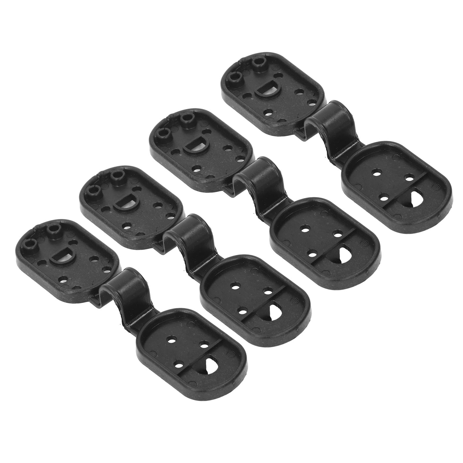 Clips de tela de sombra negros 100 piezas accesorios de sujeción para redes de jardín y toldo