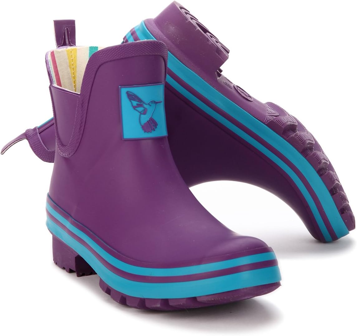 Evercreatures Ankle Rain Boots For Women's Waterproof Boots Garden Boot UK Brand