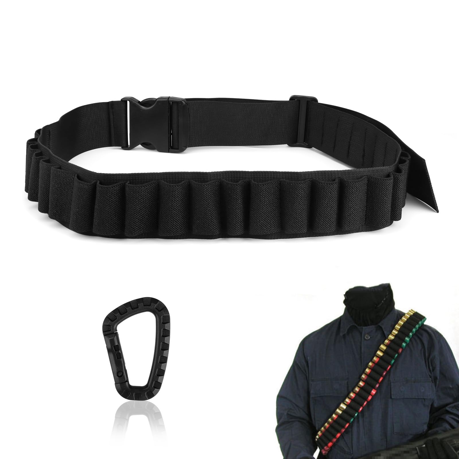 Ceinture de Cartouchière de Fusil de Chasse 12GCeinture pour