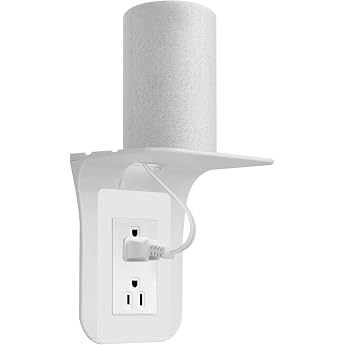 outlet shelf, wall outlet shelf, shelf above outlet, power shelf, outlet shelf with shelf, outlet shelf, easy installation, up to 10 lbs, white 1 pack