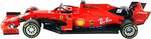 Miniatura 4 de 1/43 F1 SF90 2019 5 # Sebastian Vettel Modelo Fundido a Presión Coche 36815