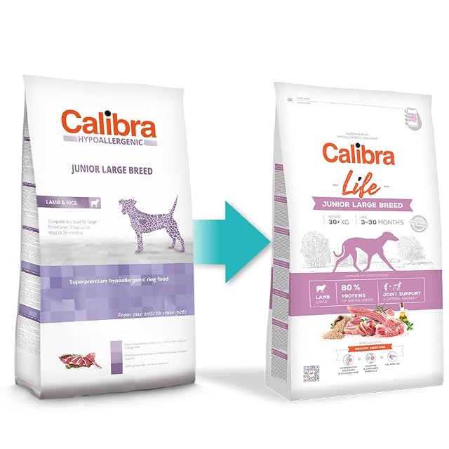 Foto 2 de 2 de CALIBRA Dog Life Junior Large Breed Cordero 2,5 kg