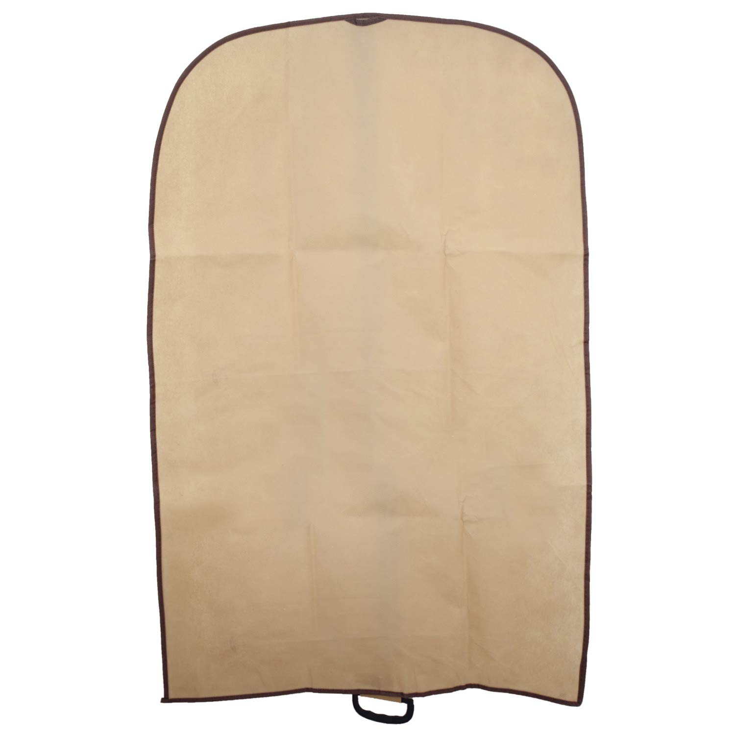 Glitter Collection (TM) Men's Coat Blazer cover Pack of 1 Foldover Breathable Garment Bag with Handles and Gusset - Cream CRM-001 1