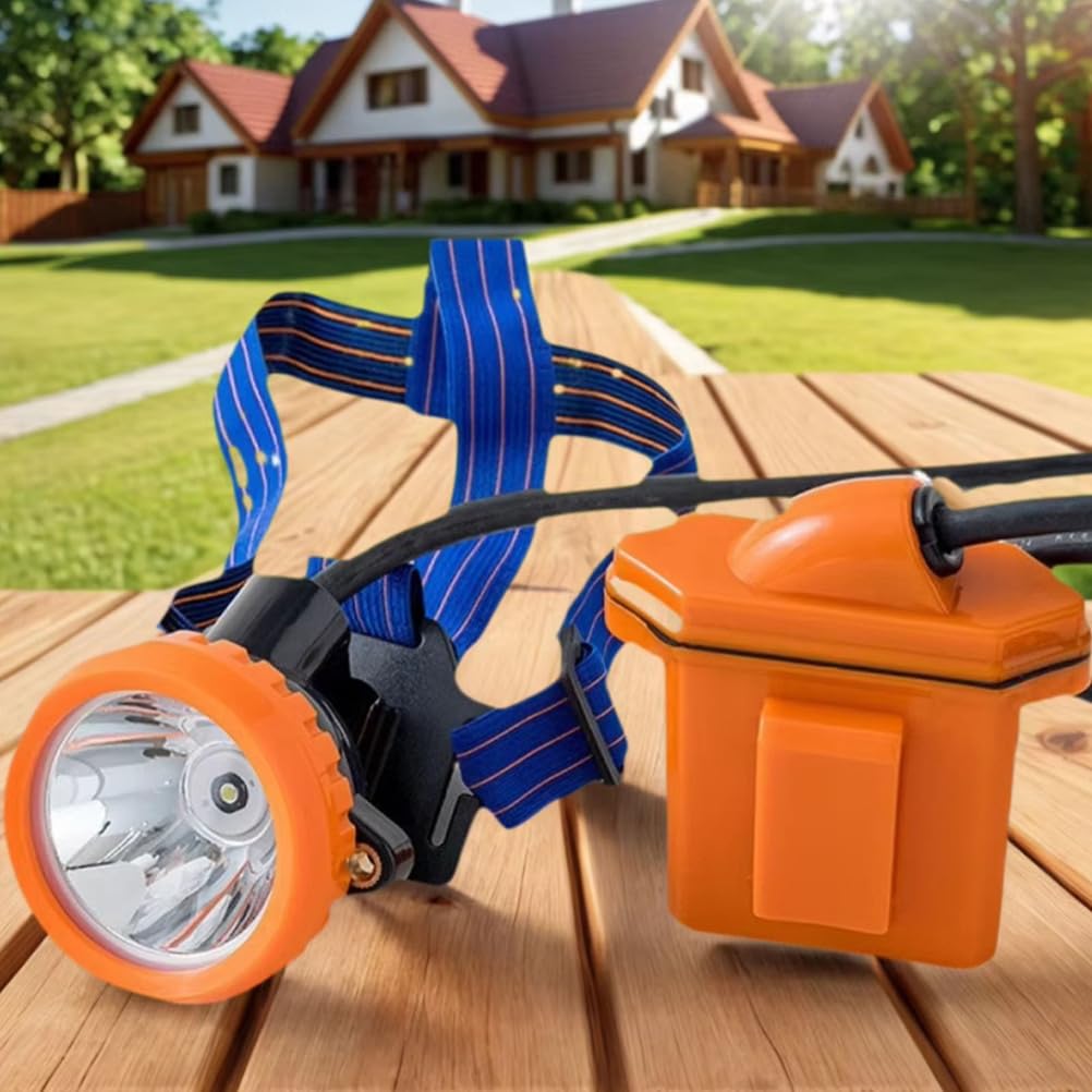 HYZHANHONG 5W Super Bright Headlight Safety Mining Headlamp 5200Mah Mining Light Rechargeable Coal Mine Lamp Explosion Proof Mining Light IP68 Waterproof