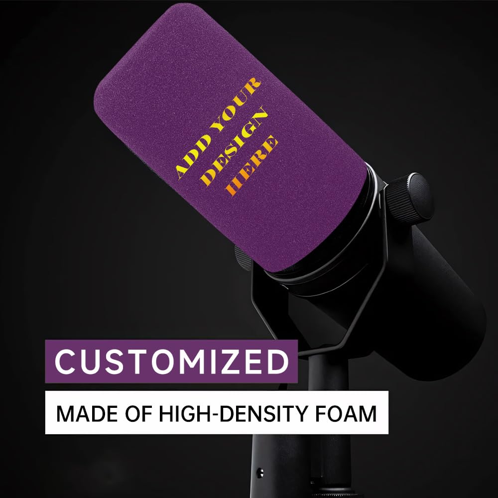 Amazon.com: Personalized Shure Sm7b Microphone Cover Custom Vocal