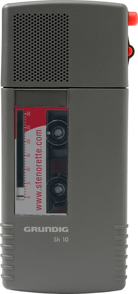 GRUNDIG SH 10 Cassette Grey Dictaphone – Dictaphone (Cassette)