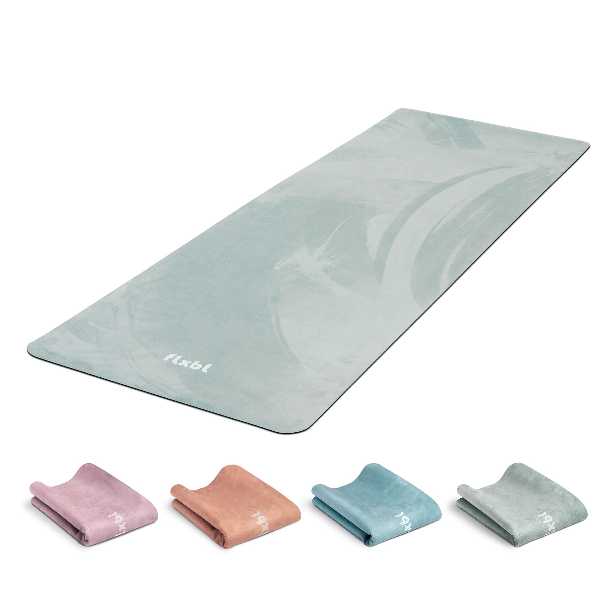 FLXBL Esterilla de Yoga de Viaje y Capa Superior - Ligera y Plegable