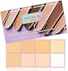 Pimby Concealer&Foundation Palette,Evanesce Soft Matte Cream Concealer Palette,Moisturizing Hydrating Waterproof Sweat-Proof Full Coverage,Creamy Texture Non-Irritating,Convenient to CarryLight