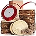 Produktbild TJ.MOREE Holzscheiben 30 Stück für künstlerische Kreation, tolles Geschenk für Kinder Kunst und Handwerk, Juteseil, Weihnachtsschmuck DIY Handwerk Artikel Item Name (aka Title)