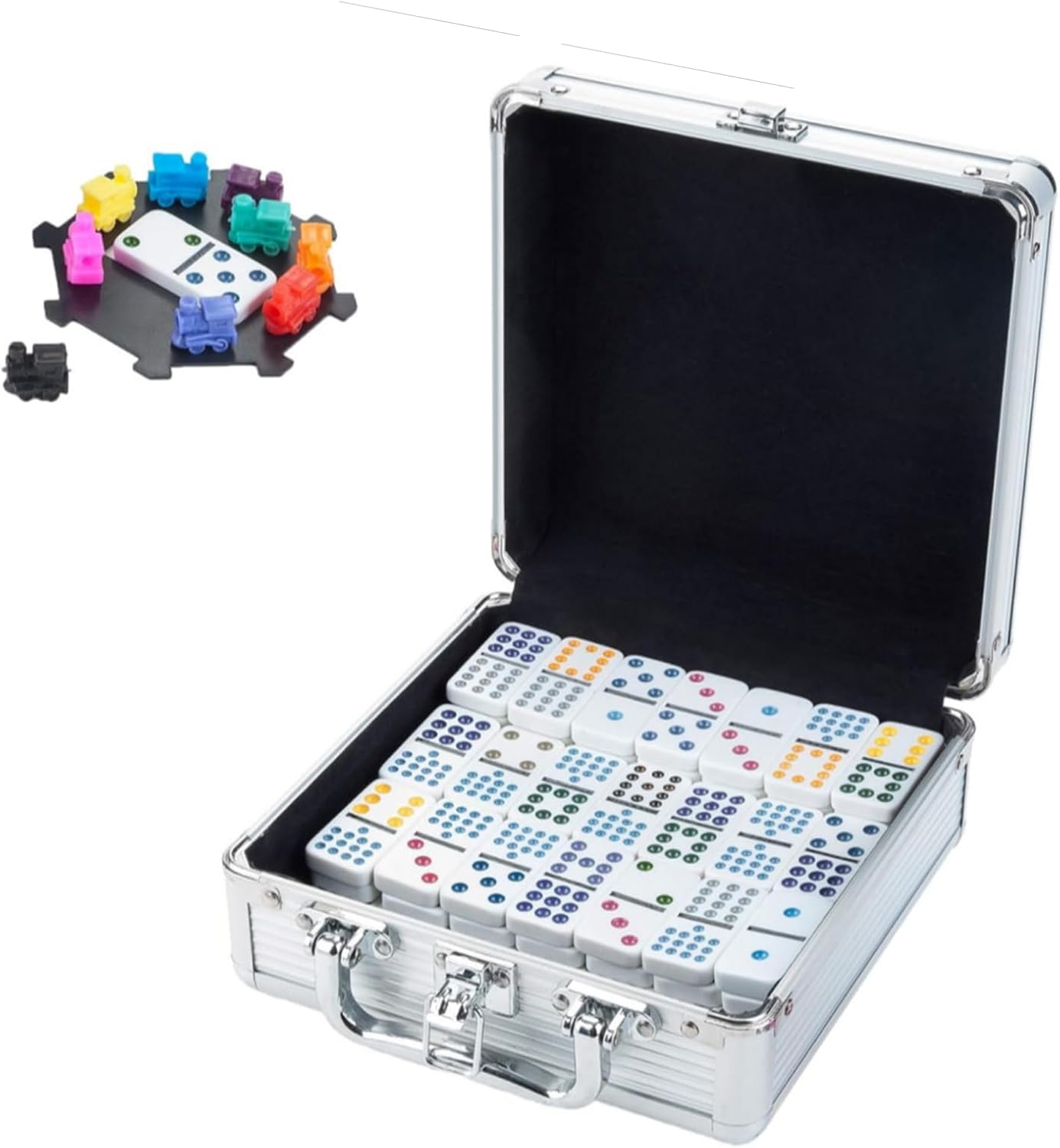 Colorful Dominos Creative Stacking Toy for Toddler Brains Development and Motor Skills Training Early Childhood Development Toy