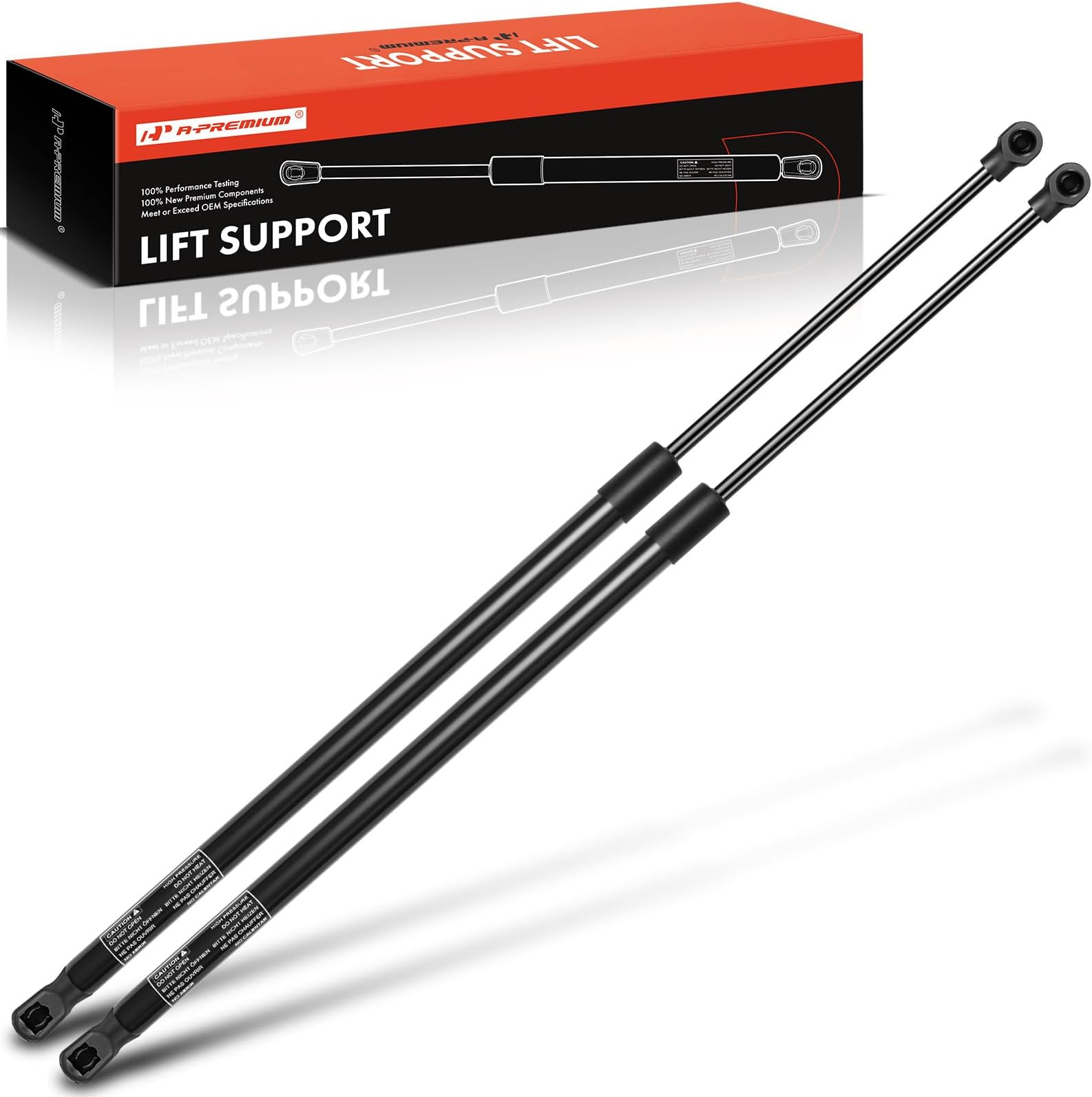 A-Premium Rear Tailgate Lift Support Shock Struts Replacement for Saturn Vue 2008-2010 Chevrolet Captiva Sport 2008-2015 2-PC Set