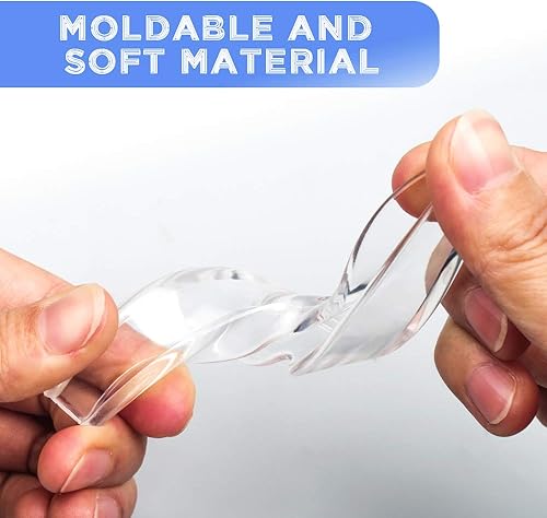 Miniatura 4 de Coolrunner Protector bucal deportivo, paquete de 10 protectores bucales atléticos, protector bucal profesional moldeable juvenil para máxima