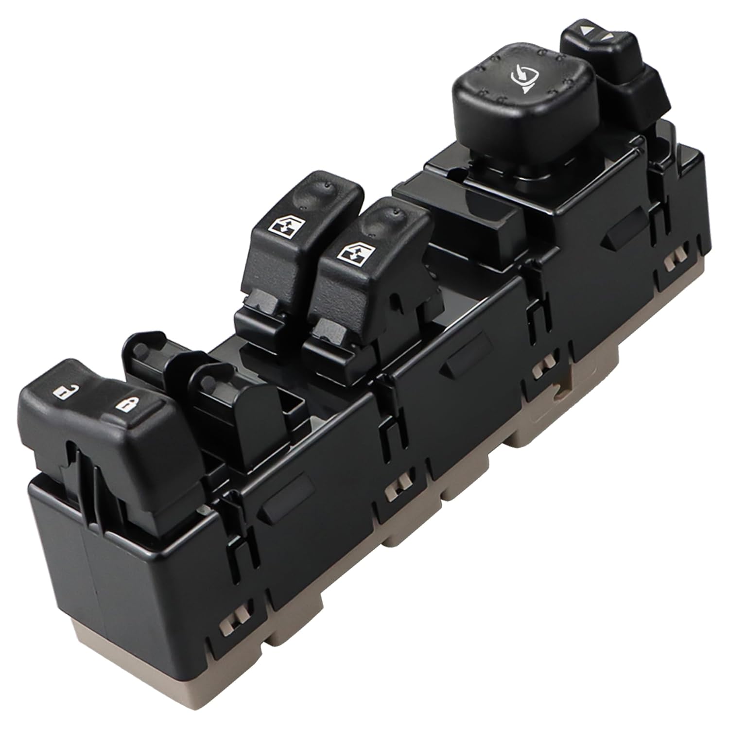 15883322 Front Driver Side Master Power Window Switch with Panel Assembly Compatible with 2003-2007 Chevrolet Silverado GMC Sierra, Replaces# 920-024, DWS-248