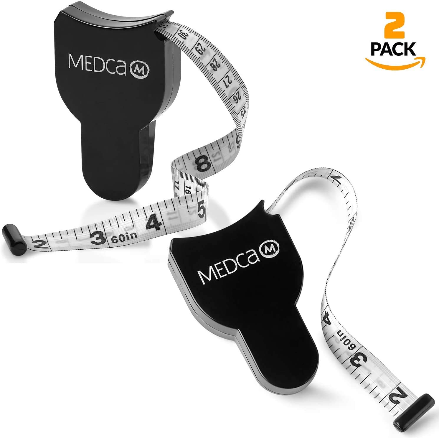 Body Tape Measure (2 Pack) Measuring Tapes for Body and Fat Weight
