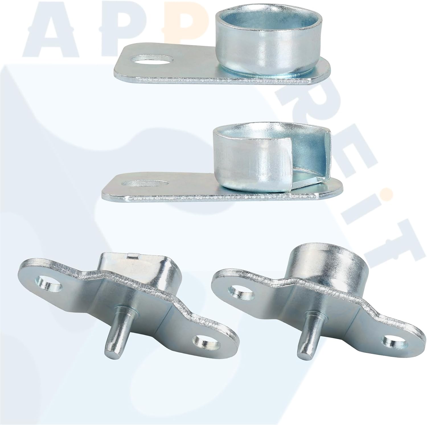 Tailgate Hinge Kit for Rear Tail gate Door Panel & Body Side Compatible with Chevrolet Chevy GMC Truck C1500 C2500 C3500 K1500 K2500 K3500 1993-2000 Tailgate Hardware Parts