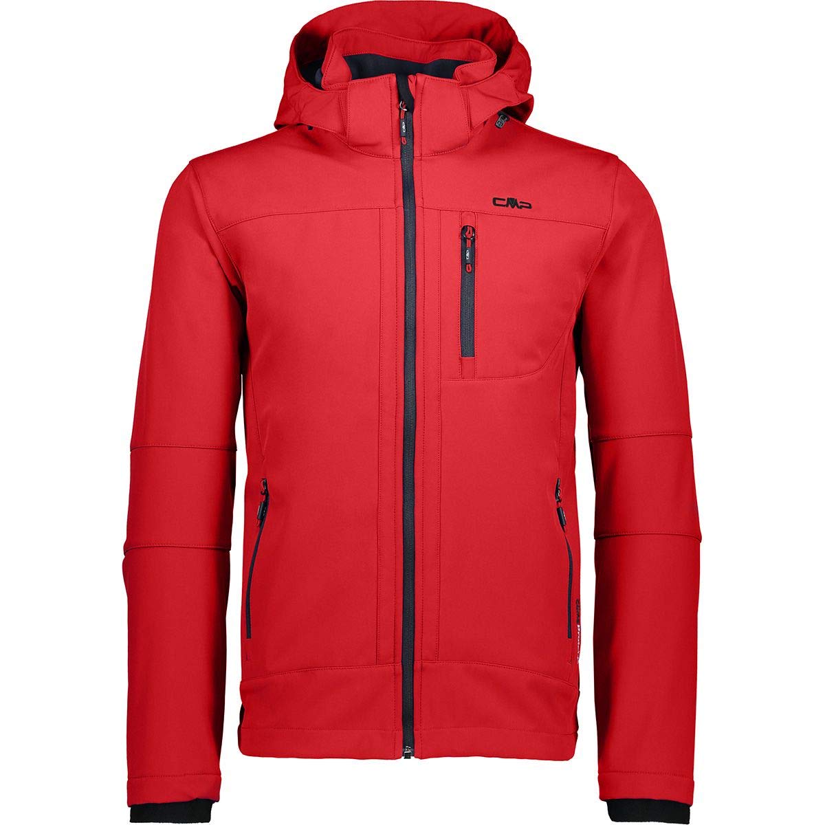 CMP - Man Jacket Zip Hood, Ferrari-Black, 46