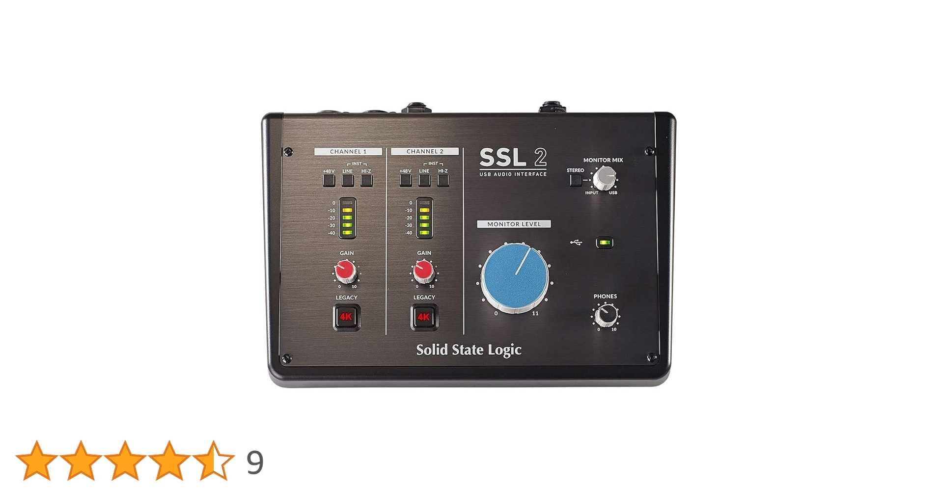 SSL 2 USBオーディオインターフェース Solid State Logic SSL2 MKII 2in2out USB オーディオ