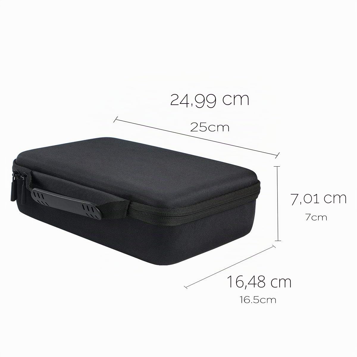 co2CREA Duro Estuche Funda para Organizador de Batería, Caja Organizadora de Pilas Dura con Capacidad para 155 Pilas AA AAA C D9V Caja de Pilas con Comprobador Digital de Batería BT-168D