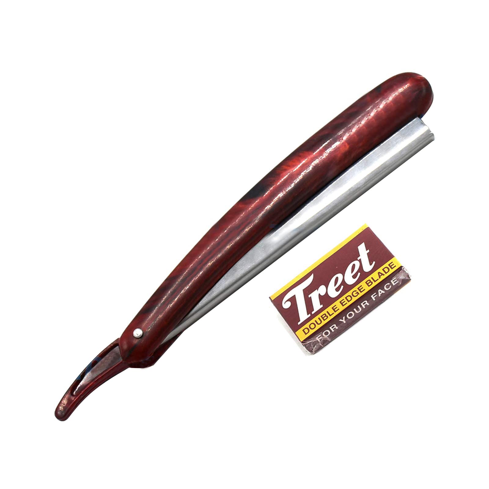 AAProTools New Barber Salon Cut Throat (Shavette) Straight Razor + 10 Blades