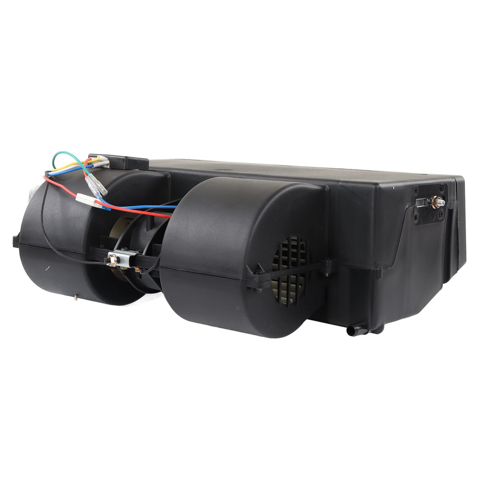 Evaporador de Aire Acondicionado, 3 Velocidades 12V/24V Universal Bajo el Salpicadero AC Aire Acondicionado Evaporador Kit con salidas de ventilación para RV Autocaravanas Camiones (24V)