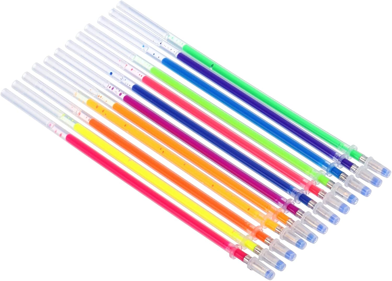 PATIKIL Fluorescence Gel Pen Refills Only, 5Set / 60Pcs