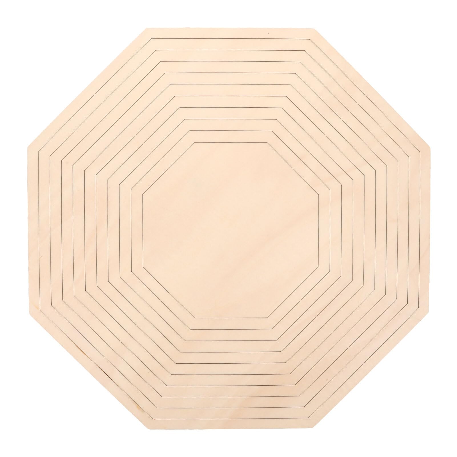 SHINEOFI 1set Utensili per Ceramica Ottagonali Legno Molds Geometrici per Fai da Te Guide di Taglio per Creazioni Strumenti per Modellazione Ceramica Unici