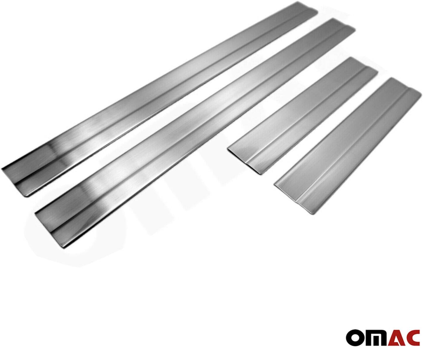 OMAC Door Sill Scuff Plate Protector for Nissan Rogue 2014-2020 Stainless Steel 4X
